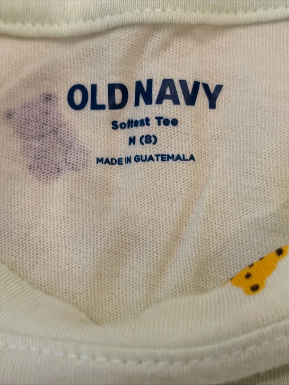 Old Navy Kids Light Green Gummy Bear Print Tee